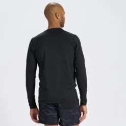 Long-Sleeve Tradewind Performance Tee | Black -Funktion One Style V177BLK 2