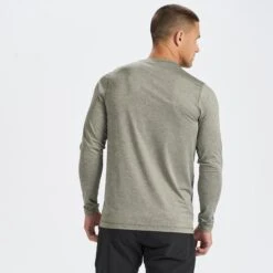 Long-Sleeve Tradewind Performance Tee | Army Heather -Funktion One Style V177HTA 3