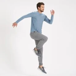 Long-Sleeve Strato Tech Tee | Cloud Heather -Funktion One Style V178HCL 5 52cf54c0 f5b0 4ee4 9006 1180b5845efb