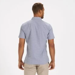 Short-Sleeve Bridge Button Down | Grey Moon Phase -Funktion One Style V184GMP 3 cfd2e924 ff3a 4bc6 bc46 a51a7f598e3c