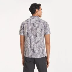 Short-Sleeve Bridge Button Down | Smoke Fronds -Funktion One Style V184SMF 0237