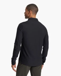 Long Sleeve Ace Button Down | Black -Funktion One Style V185BLK FA23 M ECOMM TOPS BACK TOPS 5