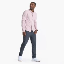 Long Sleeve Ace Button Down | Saltwater Red -Funktion One Style V185SWR 00201