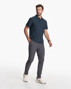 Strato Tech Polo | Navy Heather -Funktion One Style V188HNV 4