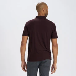 Strato Tech Polo | Oxblood Heather -Funktion One Style V188HOX 3