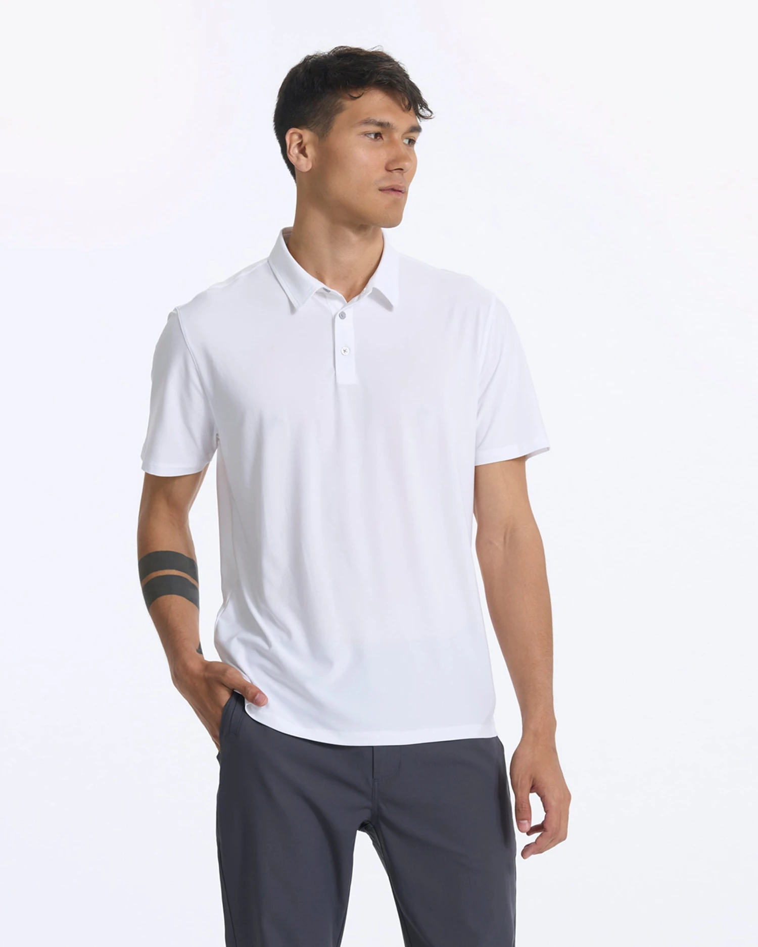 Strato Tech Polo | White 4 Strato Tech Polo | White - Image 2