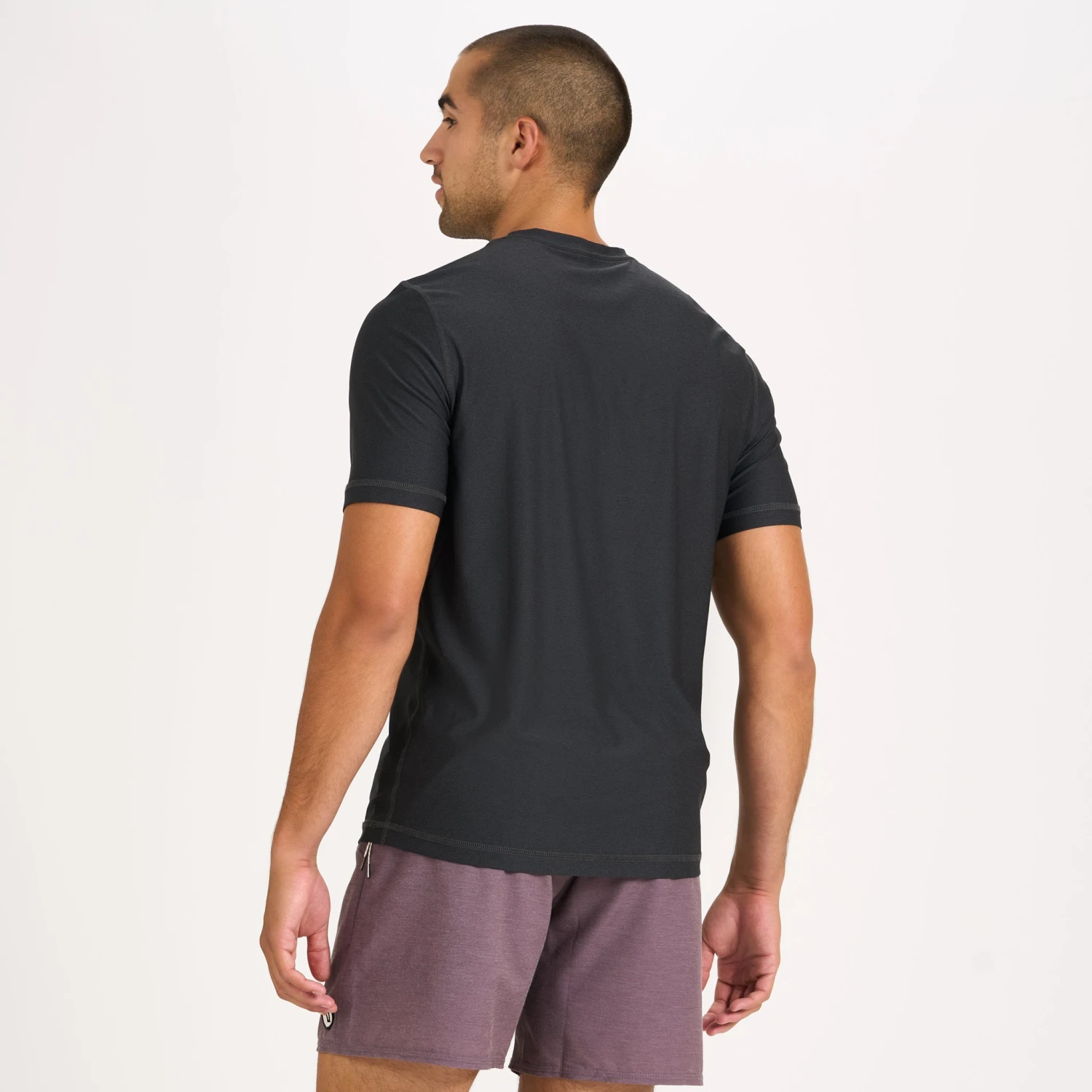 Short-Sleeve Uluwatu 2.0 Water Tee | Black Heather 5 Short-Sleeve Uluwatu 2.0 Water Tee | Black Heather - Image 3