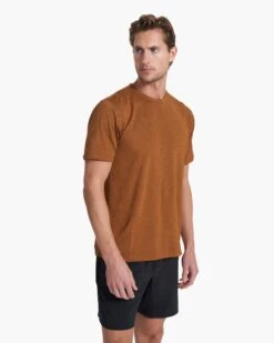 Zephyr Tee | Caramel Heather -Funktion One Style V191HCM SP23 M ECOMM TOPS DETAIL 2945 1X1 aa431d3e 7005 49ef bad1 4fc2ee1af64c