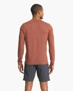 Long Sleeve Ease Performance Henley | Copper Heather -Funktion One Style V194HCO SP23 M ECOMM TOPS TOP 3457 1x1 8783abd7 9afa 45d8 ac0e 641a90f6c61d