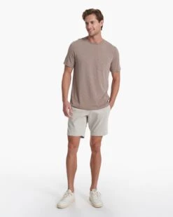 Linear Tech Tee | Walnut -Funktion One Style V196WAL SP23 M ECOMM TOPS FULL 0003 1X1 4157fe97 4a0c 4db5 9390 b4d69679f660