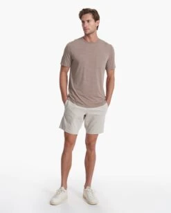 Linear Tech Tee | Walnut -Funktion One Style V196WAL SP23 M ECOMM TOPS TOP 0078 1X1 da6c26d6 6c0f 4468 89c1 4b59ef01eb13