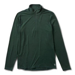 Ease Performance Half Zip | Blackened Green Heather