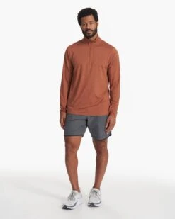 Ease Performance Half Zip | Copper Heather -Funktion One Style V221HCO FA22 M ECOMM FLEECE FULL 2466 1x1 b91df28e ed52 4a1f bdad 2ce63cb80931