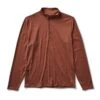 Ease Performance Half Zip | Dark Terracotta Heather -Funktion One Style V221HDT