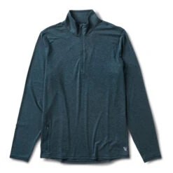 Ease Performance Half Zip | Indigo Heather