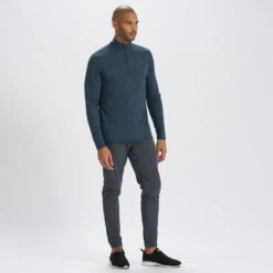 Ease Performance Half Zip | Indigo Heather -Funktion One Style V221HTI 4
