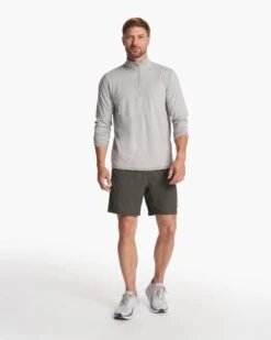 Ease Performance Half Zip | Light Heather Grey -Funktion One Style V221LHG 4 11ca440f dd38 47cf 9221 91db4adb7b6a
