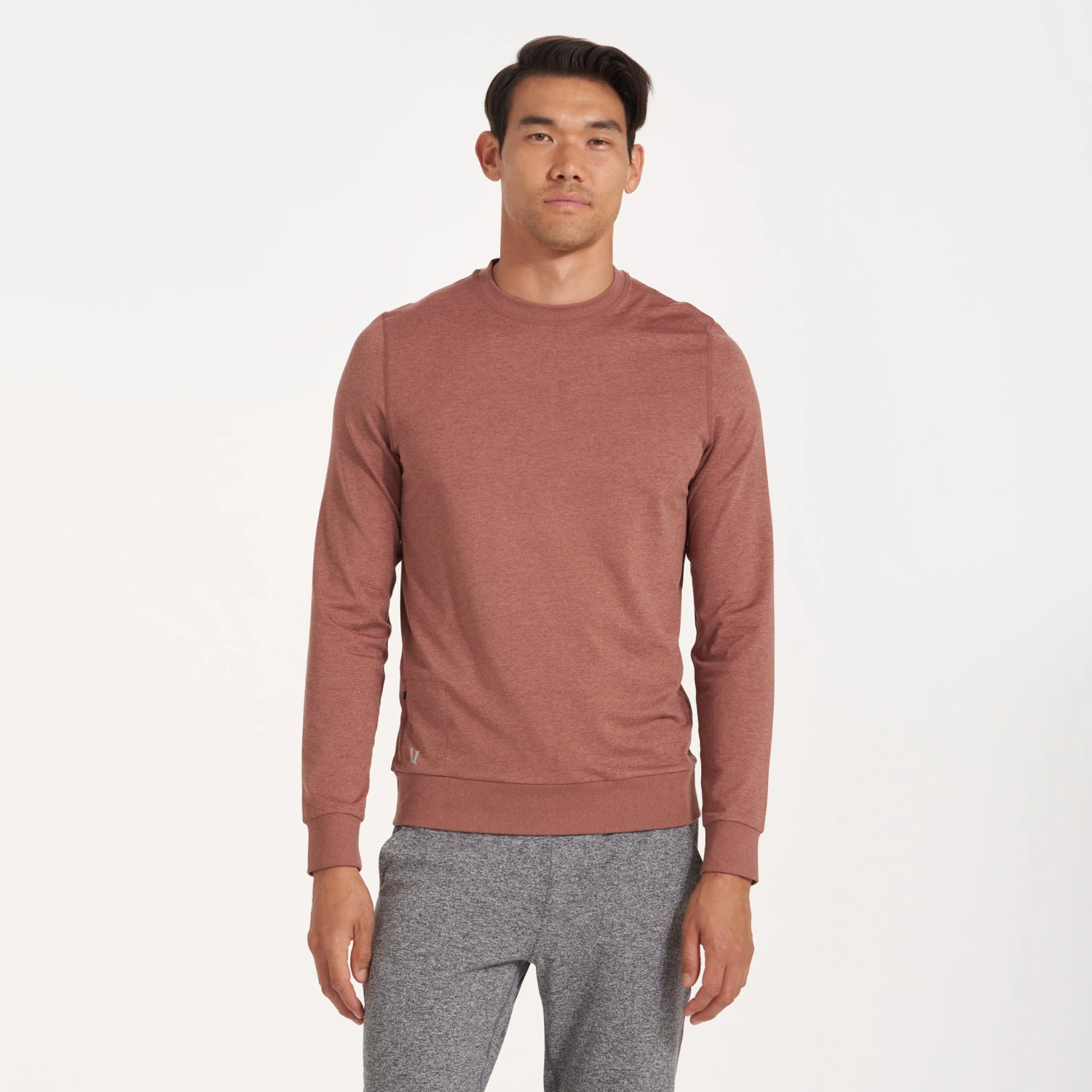 Ponto Performance Crew | Terracotta Heather 4 Ponto Performance Crew | Terracotta Heather - Image 2