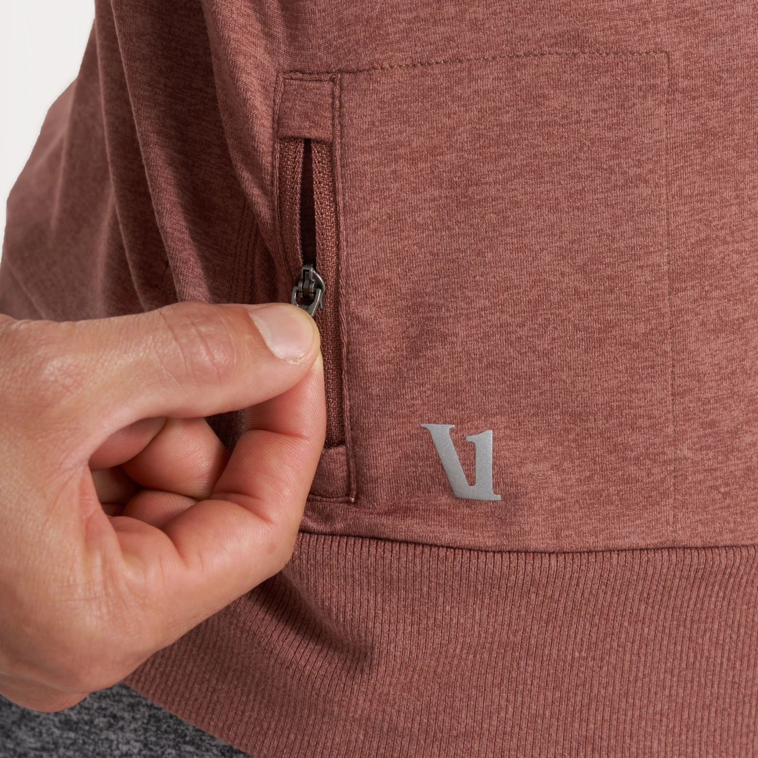 Ponto Performance Crew | Terracotta Heather 8 Ponto Performance Crew | Terracotta Heather - Image 6