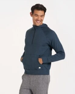 Ponto Performance Half Zip Hoodie | Indigo Heather 8 Ponto Performance Half Zip Hoodie | Indigo Heather -Funktion One Style V244HAZ 3121