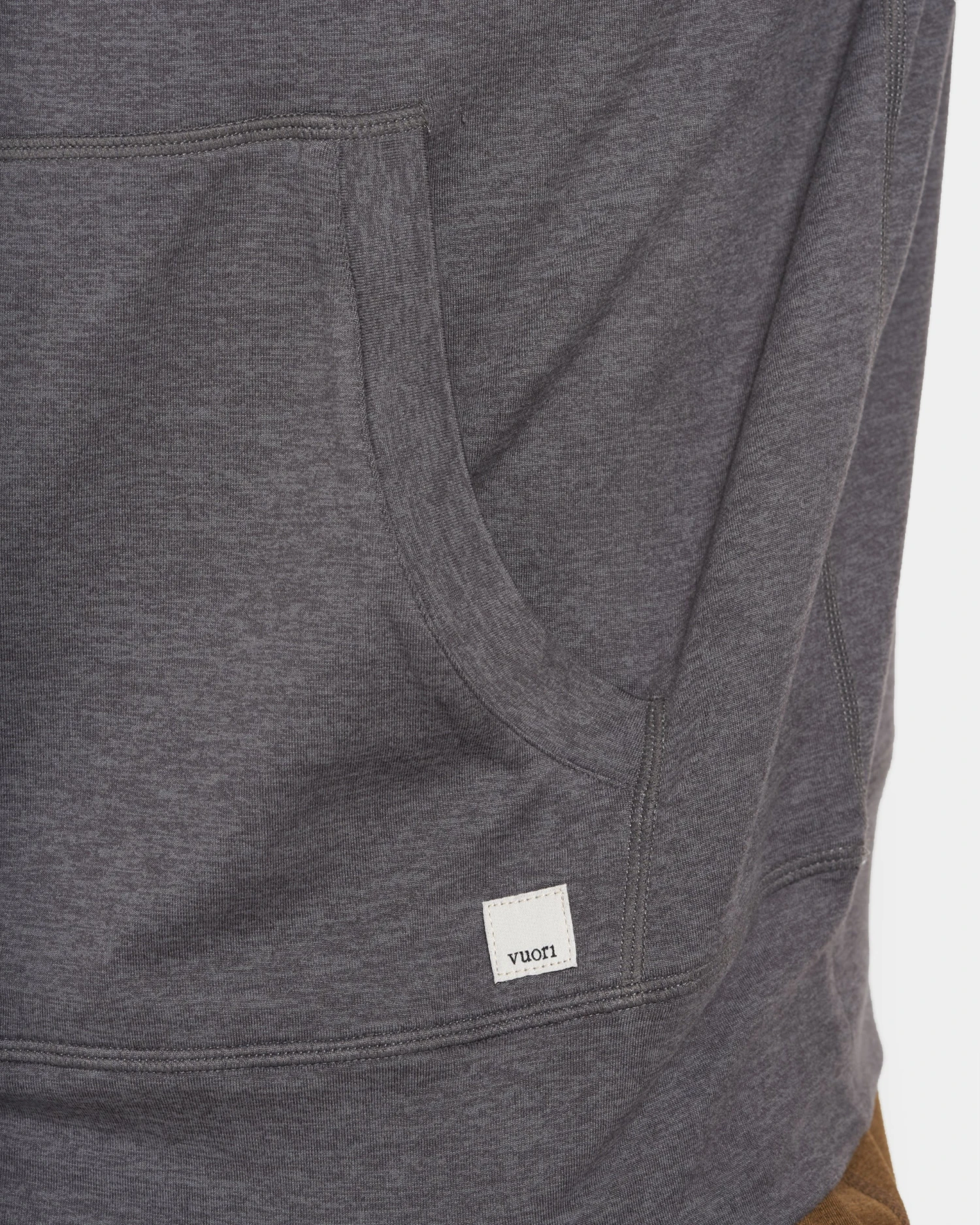 Ponto Performance Half Zip Hoodie | Smoke Heather 7 Ponto Performance Half Zip Hoodie | Smoke Heather - Image 5