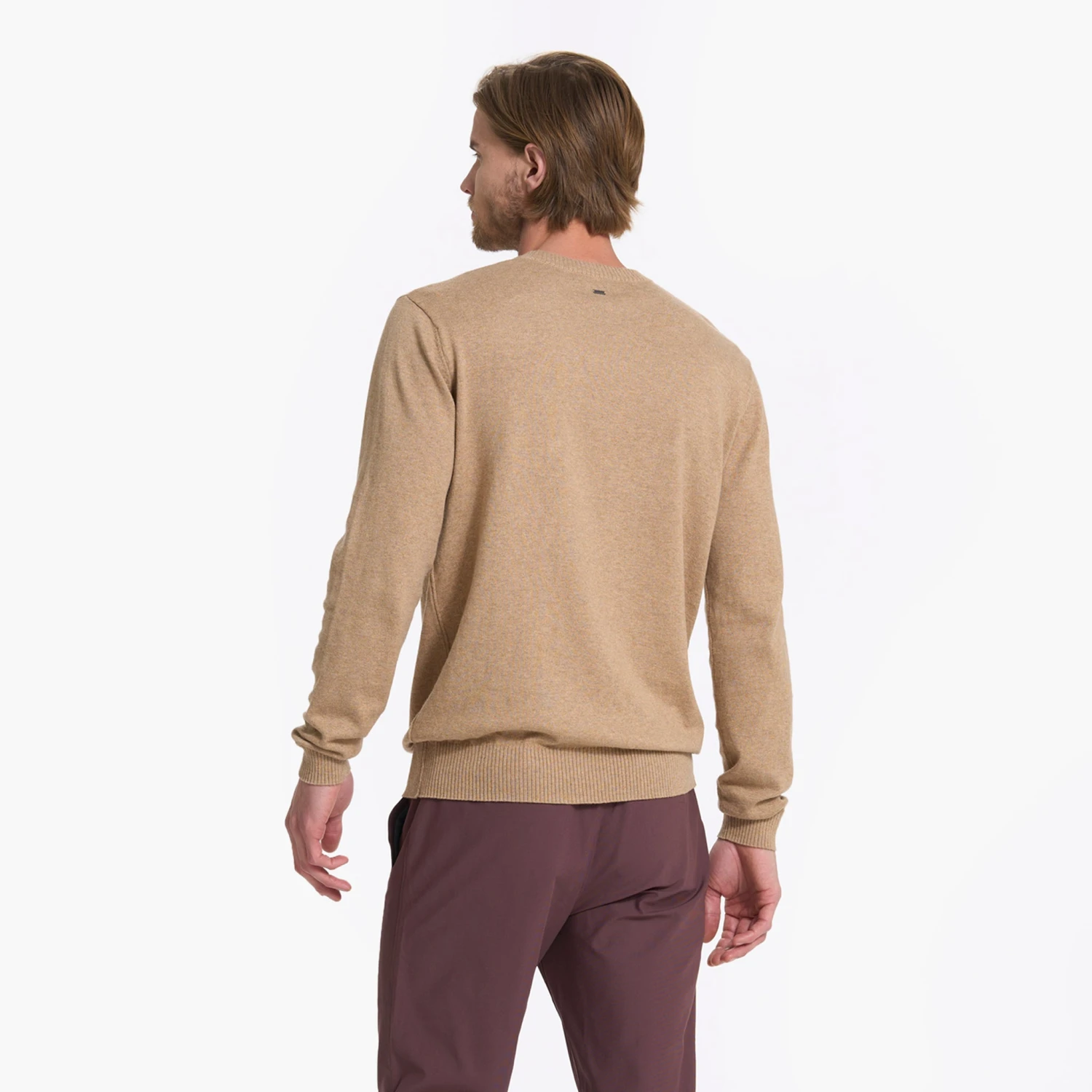 Fluent Sweater | Camel Heather 6 Fluent Sweater | Camel Heather - Image 4