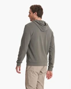 Performance Waffle Zip Hoodie | Dusty Pine -Funktion One Style V259DST FA22 M ECOMM TOP 2138