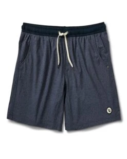 Kore Short | Azure Dashed Lines