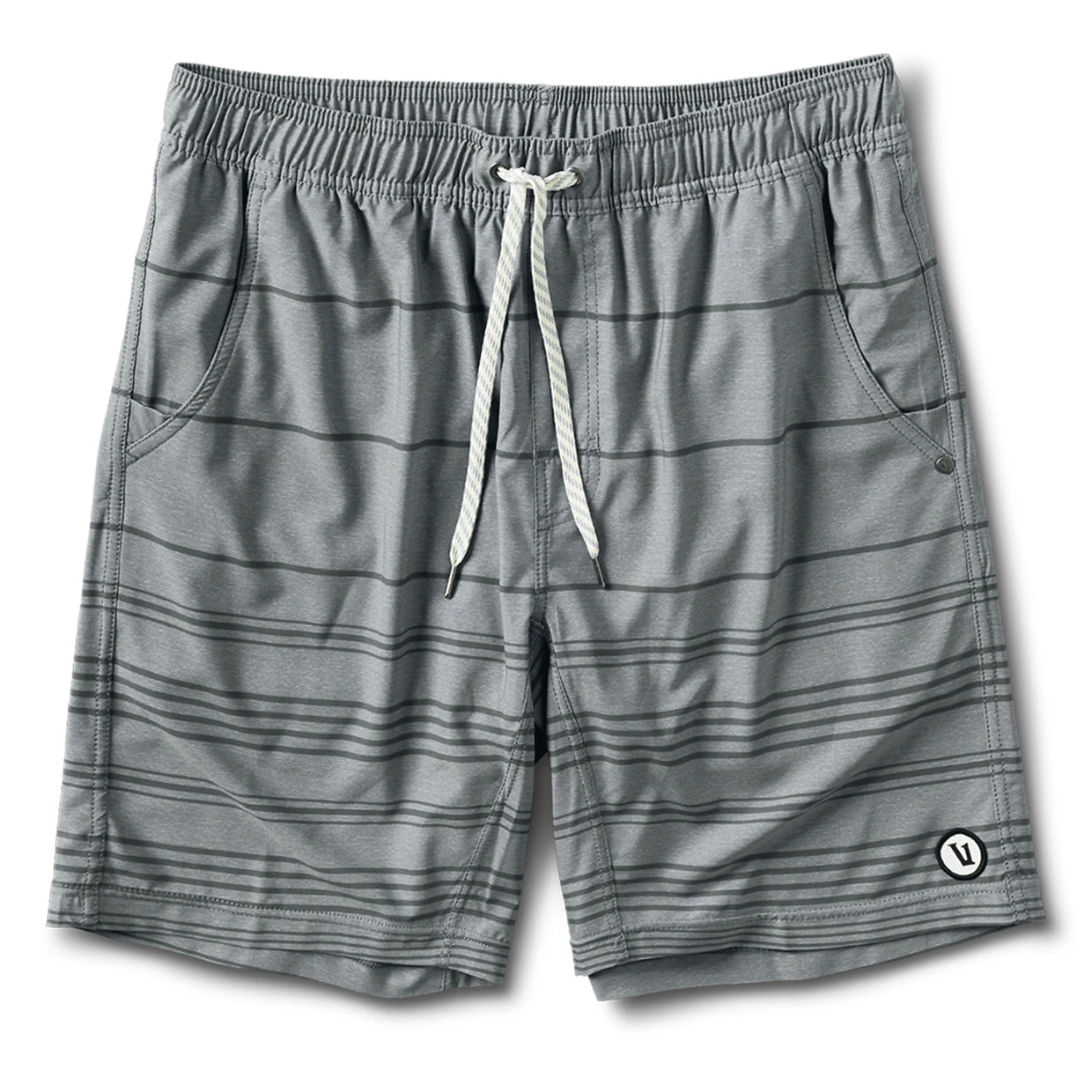 Kore Short | Grey Linen Stripe 3 Kore Short | Grey Linen Stripe