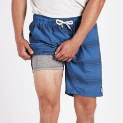 Kore Short | Sea Charcoal Stripe -Funktion One Style V302SSC 4