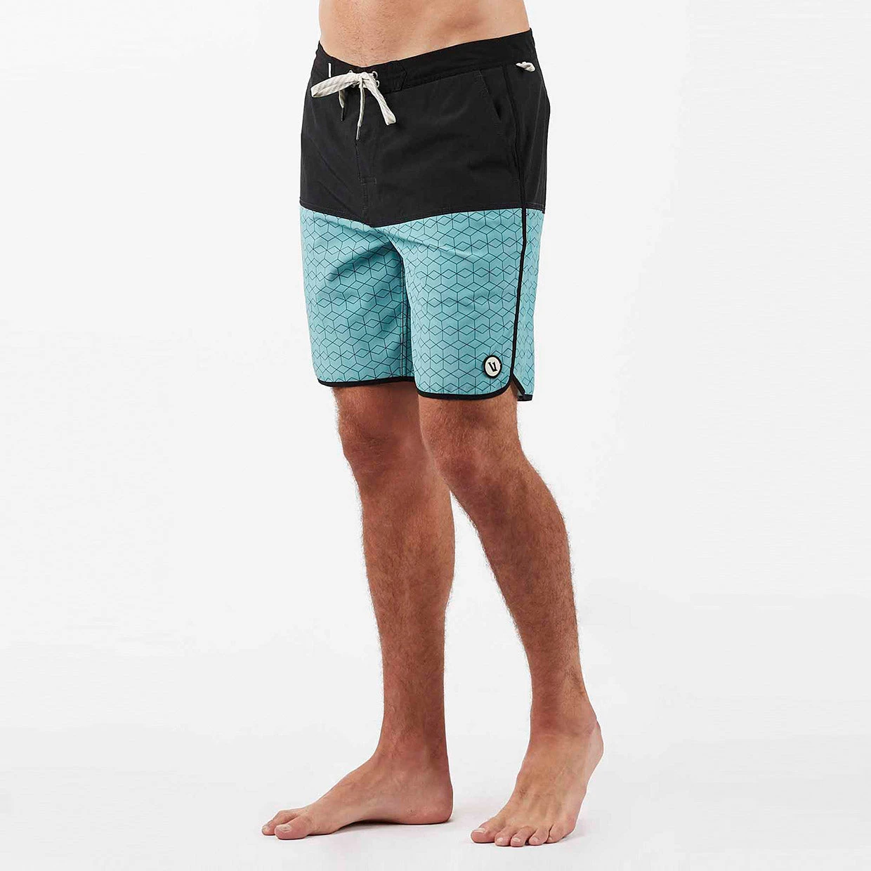 Cruise Boardshort | Glacier Hex Block 4 Cruise Boardshort | Glacier Hex Block - Image 2