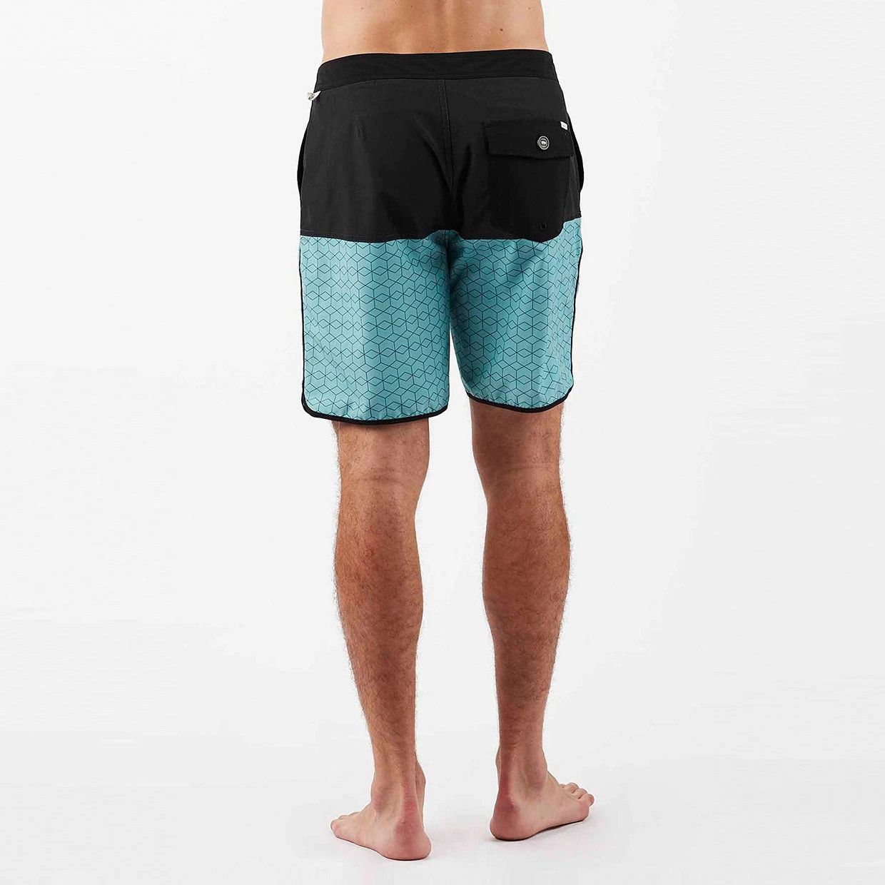 Cruise Boardshort | Glacier Hex Block 5 Cruise Boardshort | Glacier Hex Block - Image 3