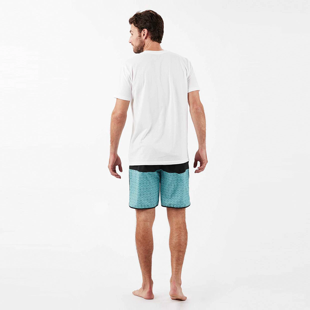 Cruise Boardshort | Glacier Hex Block 7 Cruise Boardshort | Glacier Hex Block - Image 5