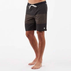 Cruise Boardshort | Charcoal Acorn Stripe -Funktion One Style V314.16CAS 3
