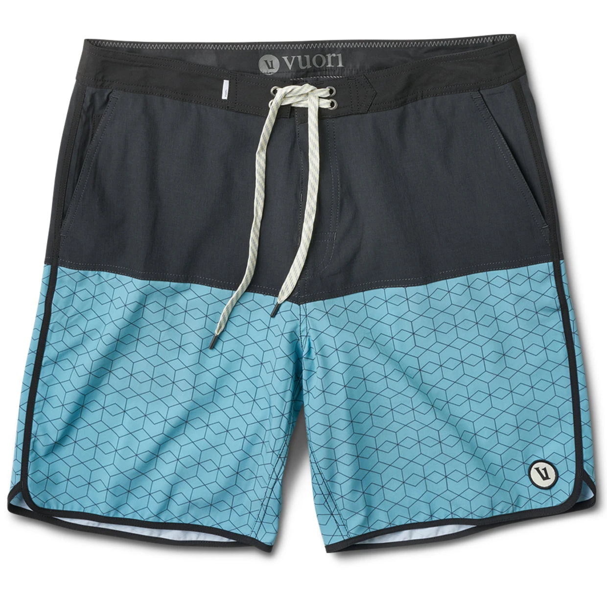 Cruise Boardshort | Glacier Hex Block 3 Cruise Boardshort | Glacier Hex Block