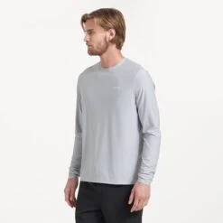 Long-Sleeve Uluwatu 2.0 Water Tee | Platinum Heather -Funktion One Style V314BLK 3346