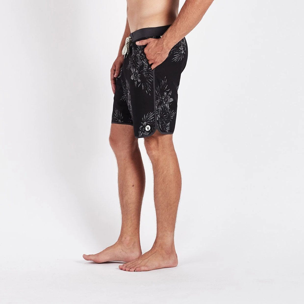 Cruise Boardshort | Black Vintage Floral 5 Cruise Boardshort | Black Vintage Floral - Image 3