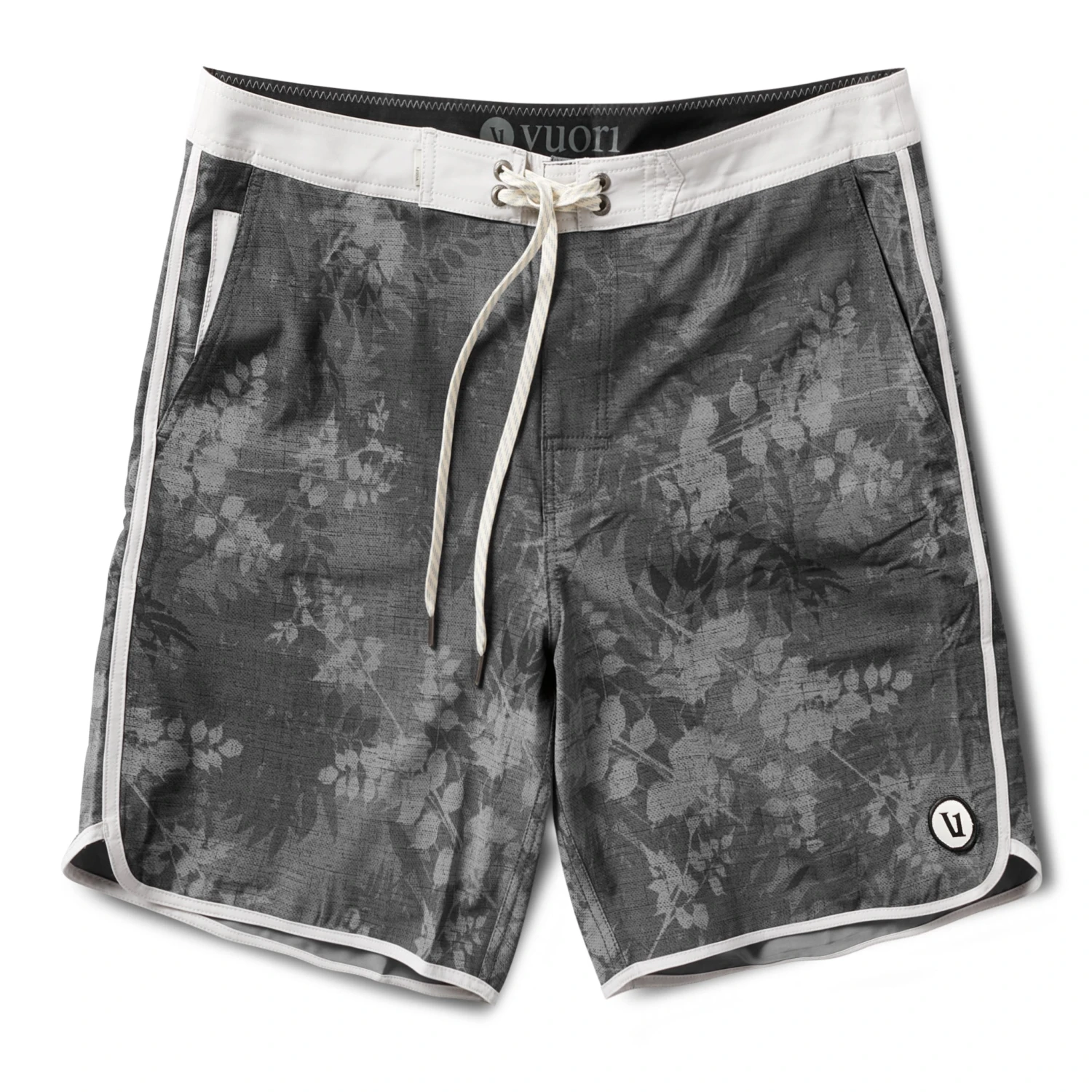 Cruise Boardshort | Charcoal Vintage Leaf 3 Cruise Boardshort | Charcoal Vintage Leaf