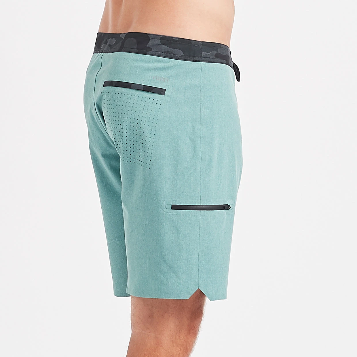 Sonic Seamless Boardshort | Aloe Linen Texture 7 Sonic Seamless Boardshort | Aloe Linen Texture - Image 5