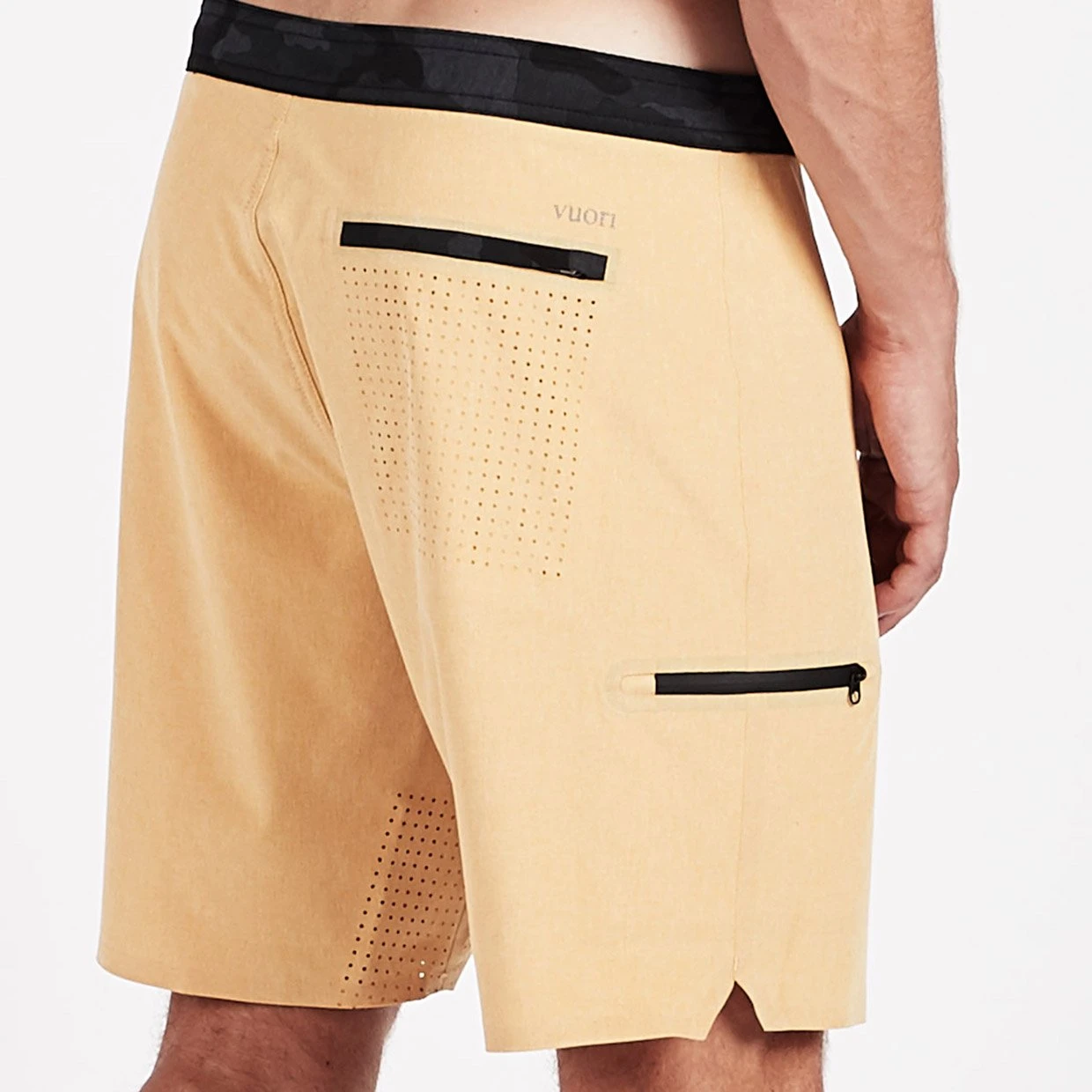 Sonic Seamless Boardshort | Saffron Linen Texture 6 Sonic Seamless Boardshort | Saffron Linen Texture - Image 4