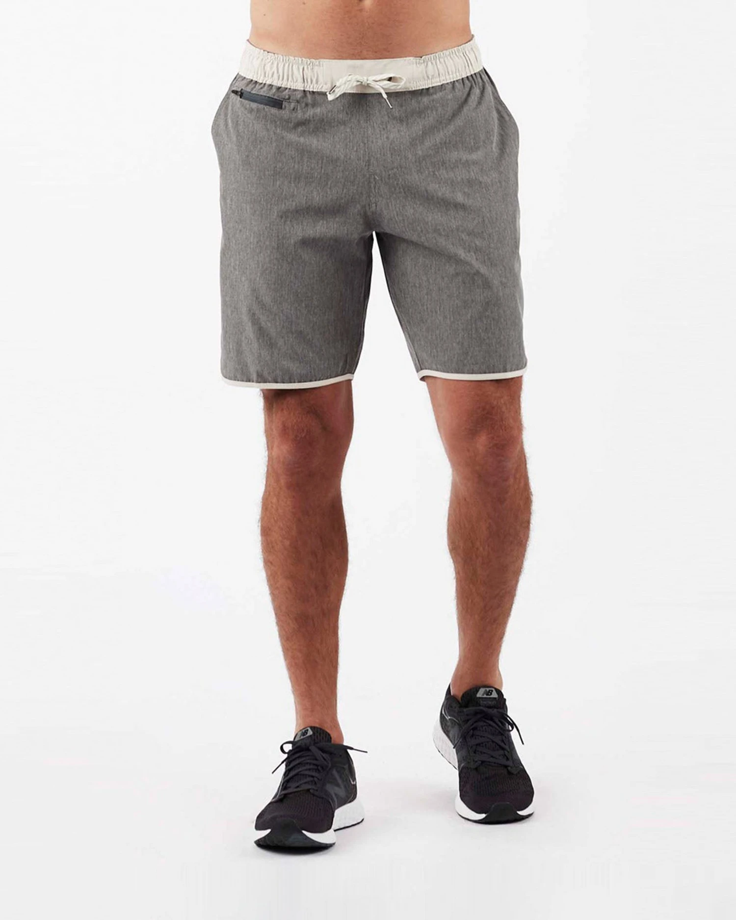 Banks Short | Grey Linen Texture 4 Banks Short | Grey Linen Texture - Image 2