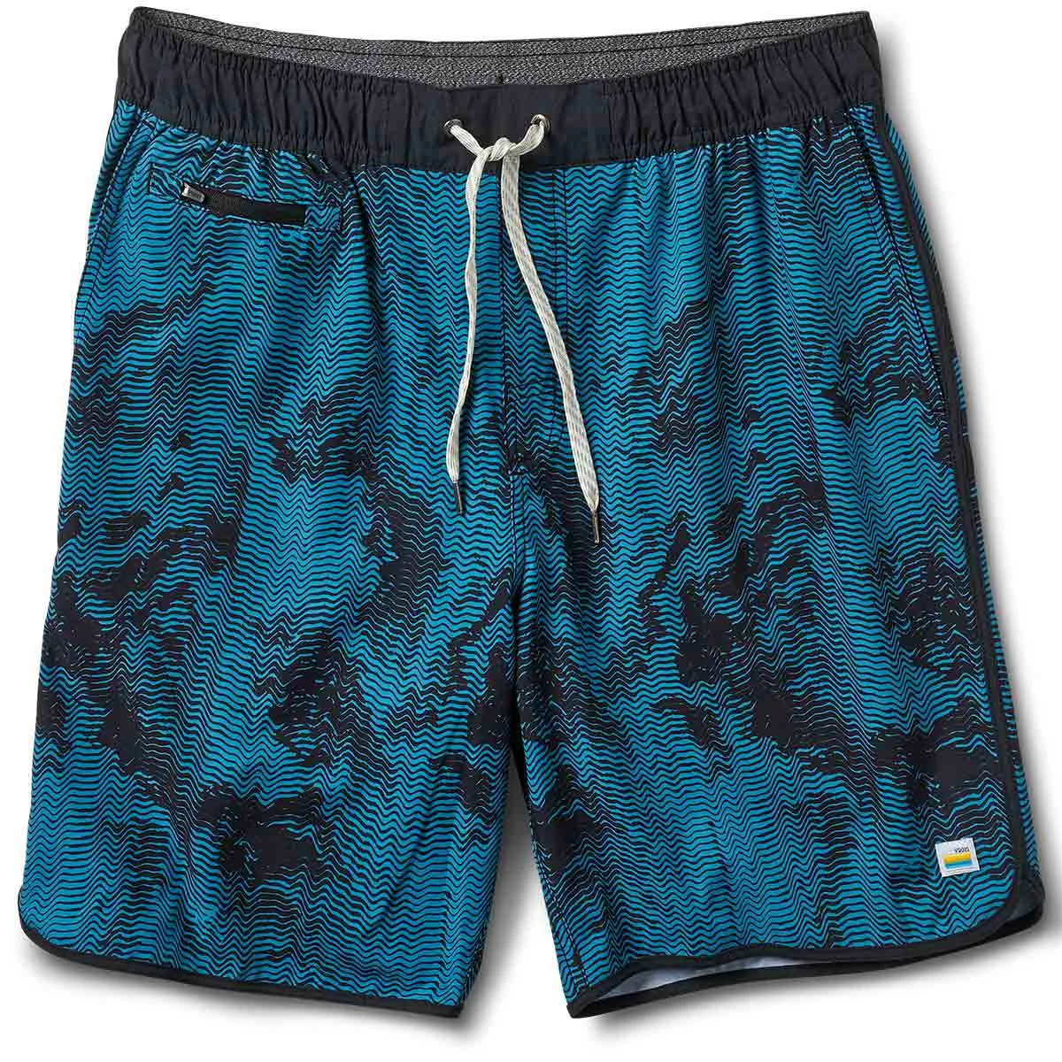 Banks Short | Tahiti Tidal Stripe 3 Banks Short | Tahiti Tidal Stripe