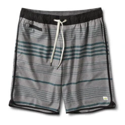 Banks Short | Grey Texture Canyon Stripe