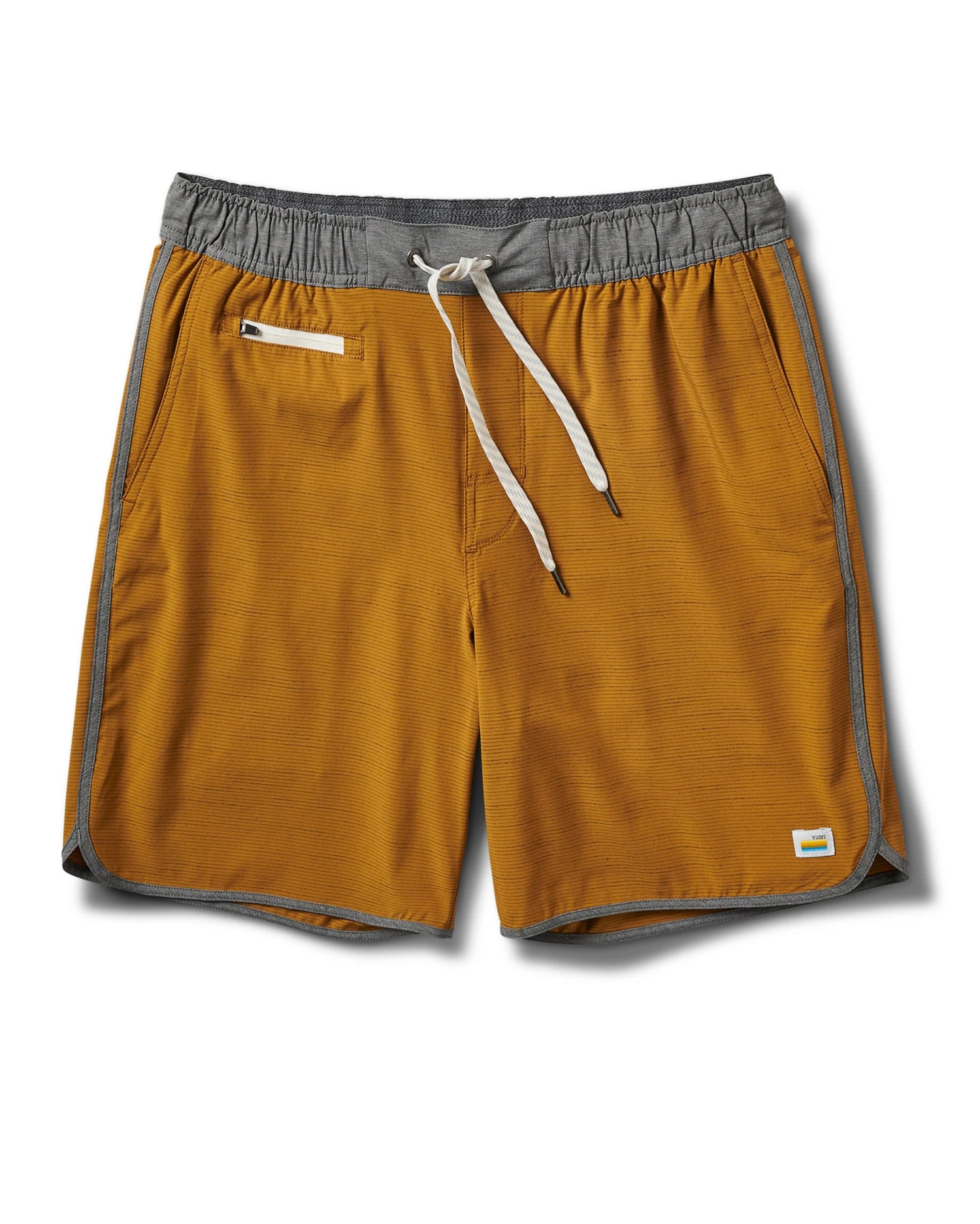 Banks Short | Dark Golden Slub Stripe 3 Banks Short | Dark Golden Slub Stripe