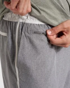 Banks Short | Grey Engineered Stripe -Funktion One Style V330GRE 2486