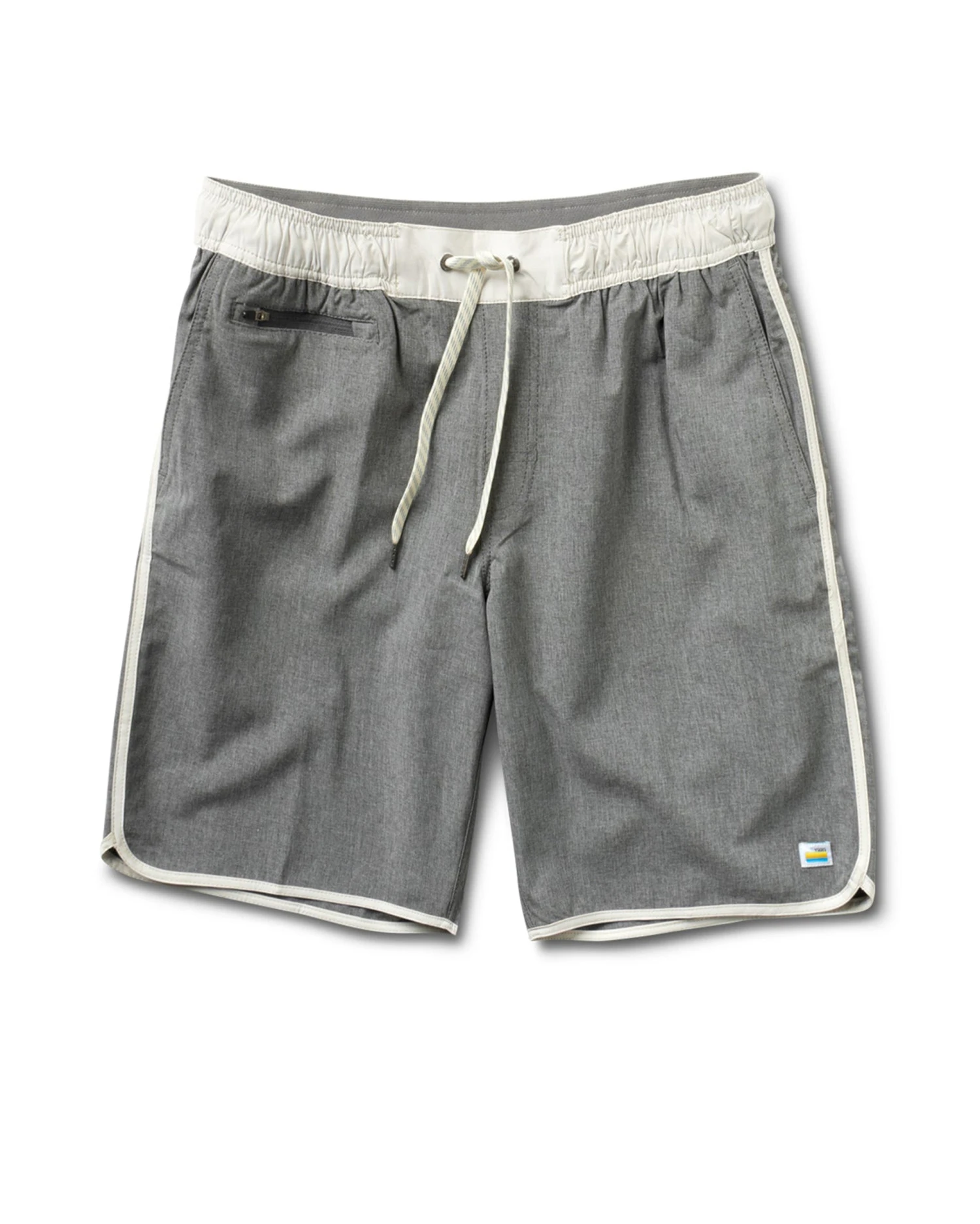 Banks Short | Grey Linen Texture 3 Banks Short | Grey Linen Texture