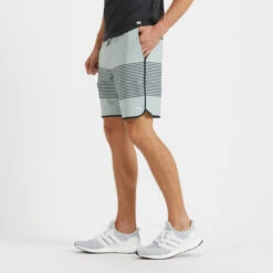 Banks Short | Sea Glass Linen Texture Stripe -Funktion One Style V330SLS 2