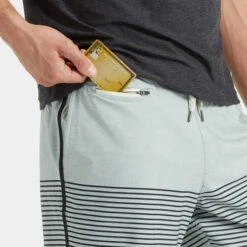 Banks Short | Sea Glass Linen Texture Stripe -Funktion One Style V330SLS 5