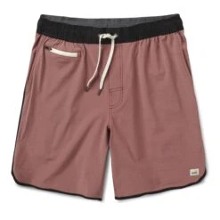 Banks Short | Terracotta Slub Stripe