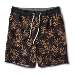 Trail Short | Black Floating Palm